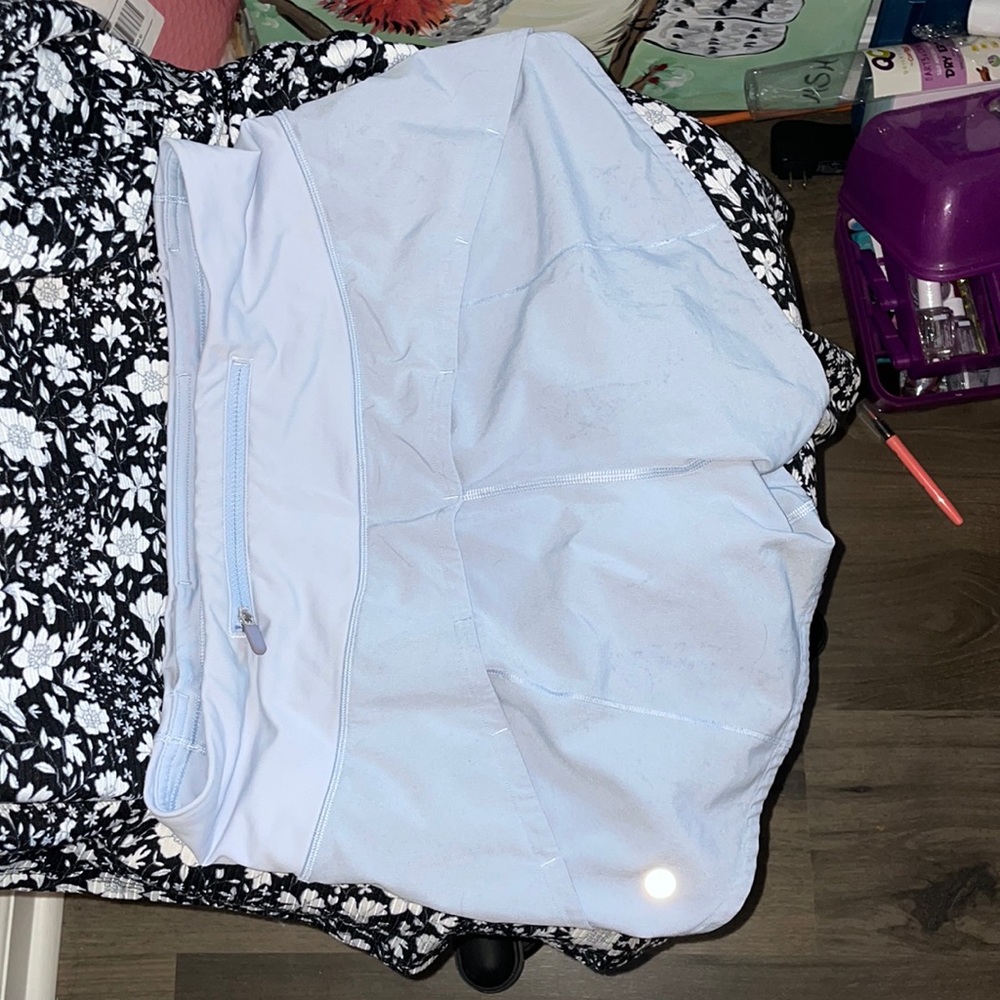 Blue Linen Speed Ups 4 inch